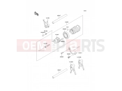 KAWASAKI 2005 Gear Change Drum/Shift Fork(s)