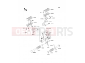 KAWASAKI 2005 Footrests