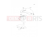 KAWASAKI 2006 Decals(Silver)