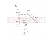 KAWASAKI 2006 Rear Master Cylinder