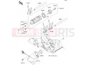 KAWASAKI ZZR1400 (ZX1400A6F) Gear Change Drum/Shift Fork(s)