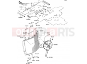 KAWASAKI ZZR1400 (ZX1400A6F) Radiator