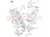 KAWASAKI ZZR1400 (ZX1400A6F) Battery Case