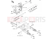 KAWASAKI ZZR1400 (ZX1400A6F) Swingarm