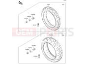 KAWASAKI ZZR1400 (ZX1400A6F) Tires