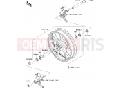 KAWASAKI ZZR1400 (ZX1400A6F) Front Hub