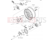 KAWASAKI ZZR1400 (ZX1400A6F) Rear Hub
