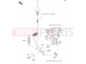 KAWASAKI ZZR1400 (ZX1400A6F) Brake Pedal