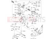 KAWASAKI ZZR1400 (ZX1400A6F) Front Master Cylinder