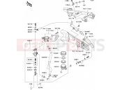 KAWASAKI ZZR1400 (ZX1400A6F) Rear Master Cylinder