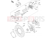KAWASAKI ZZR1400 (ZX1400A6F) Rear Brake