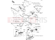 KAWASAKI ZZR1400 (ZX1400A6F) Turn Signals