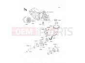 KAWASAKI ER-6f (EX650A7F) Oil Pump