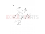 KAWASAKI ER-6n (ER650A7F) Front Fender(s)