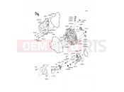 KAWASAKI ER-6n ABS (ER650B7F) Engine Cover(s)