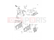 KAWASAKI ER-6n ABS (ER650B7F) Radiator