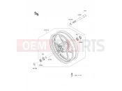 KAWASAKI ER-6n ABS (ER650B7F) Front Hub
