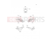KAWASAKI 2007 Decals(Silver/Ebony)