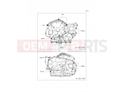 KAWASAKI 2007 Crankcase Bolt Pattern