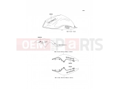 KAWASAKI 2007 Decals(Black)(Blue)
