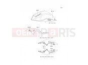 KAWASAKI 2007 Decals(White)