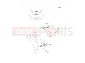 KAWASAKI 2007 Decals(Black)(H6F/H7F)