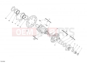 DUCATI Monster S4RS HUB, REAR WHEEL » REAR WHEEL