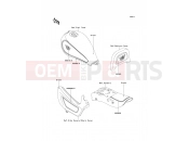KAWASAKI 1995 Decals(Green/White)