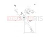 KAWASAKI 1995 Brake Pedal