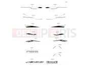 KAWASAKI 2019 Decals(Black)