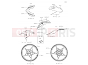 KAWASAKI 2019 Decals(Gray)(BJF)