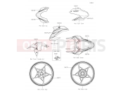 KAWASAKI 2019 Decals(Black)(BKF)