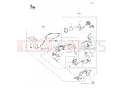 KAWASAKI 2019 Accessory(Large Meter Cover)