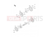 KAWASAKI KVF400 (KVF400-D2) Gear Change Drum/Shift Fork(s)
