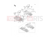 KAWASAKI KVF400 (KVF400-D2) Footrests