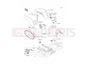 KAWASAKI KVF400 (KVF400-D2) Labels