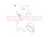 KAWASAKI KVF400 (KVF400-D2) Decals(Red)(EU,UK)