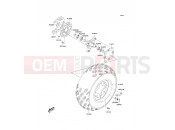 KAWASAKI KFX400 (KSF400A6F) Front Hub
