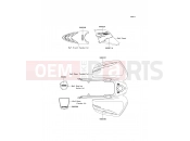 KAWASAKI 2007 Decals(Blue)(Black)