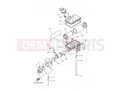 YAMAHA YFM 400 Kodiak YFM400AN YFM400AS KODIAK 2WD 5VH6 2004 INTAKE