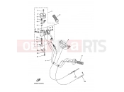 YAMAHA YFM 660 Grizzly YFM660FWA YFM660FS GRIZZLY LIMITED 5KMS 2004 STEERING HANDLE & CABLE