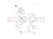 KAWASAKI MULE 3000 (KAF620G6F) Brake Pedal
