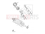 YAMAHA FZ6-N Fazer Naked FZ6-N FZ6 NAKED (1B31) 2004 CRANKSHAFT & PISTON