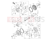 KAWASAKI MULE 4010 4x4 (KAF620THF) Rear Hubs/Brakes