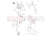 KAWASAKI MULE 4010 4x4 (KAF620THF) Brake Pedal/Throttle Lever