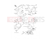 KAWASAKI MULE 600 (KAF400B7F) Front Brake Piping