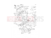 KAWASAKI MULE 600 (KAF400B8F) Frame Fittings(Front)