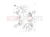 KAWASAKI MULE 600 (KAF400B8F) Rear Hub