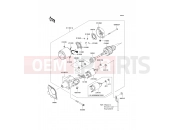 KAWASAKI MULE 600 (KAF400B9F) Starter Motor