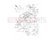 KAWASAKI MULE 600 (KAF400B9F) Frame Fittings(Rear)